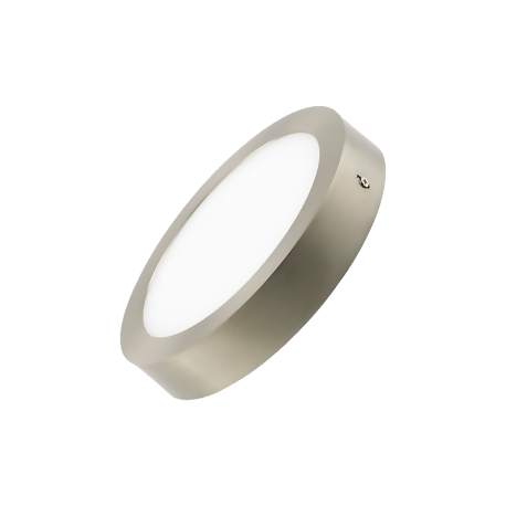 Plafón LED 12W Plata