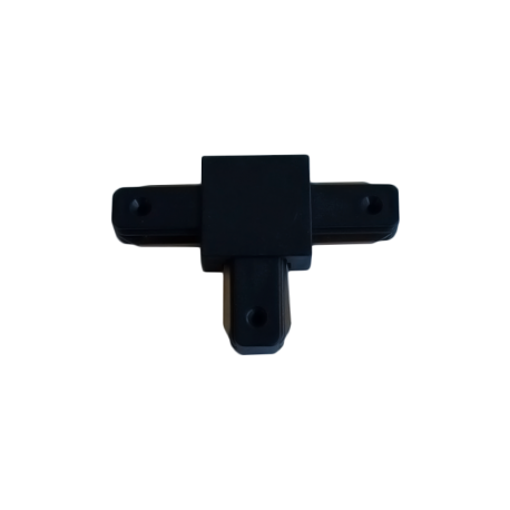 Unión carril T negro