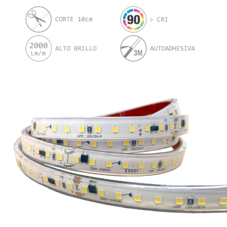 Tira LED directa a 230V 20W/m