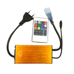 Alimentador y mando tira 230V 14.4W/m RGB IP65