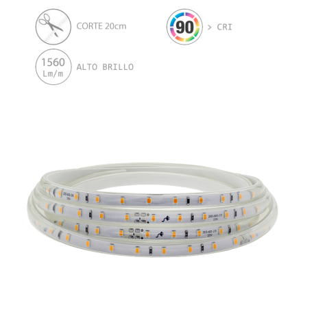 Tira LED directa a 230V 12W/m
